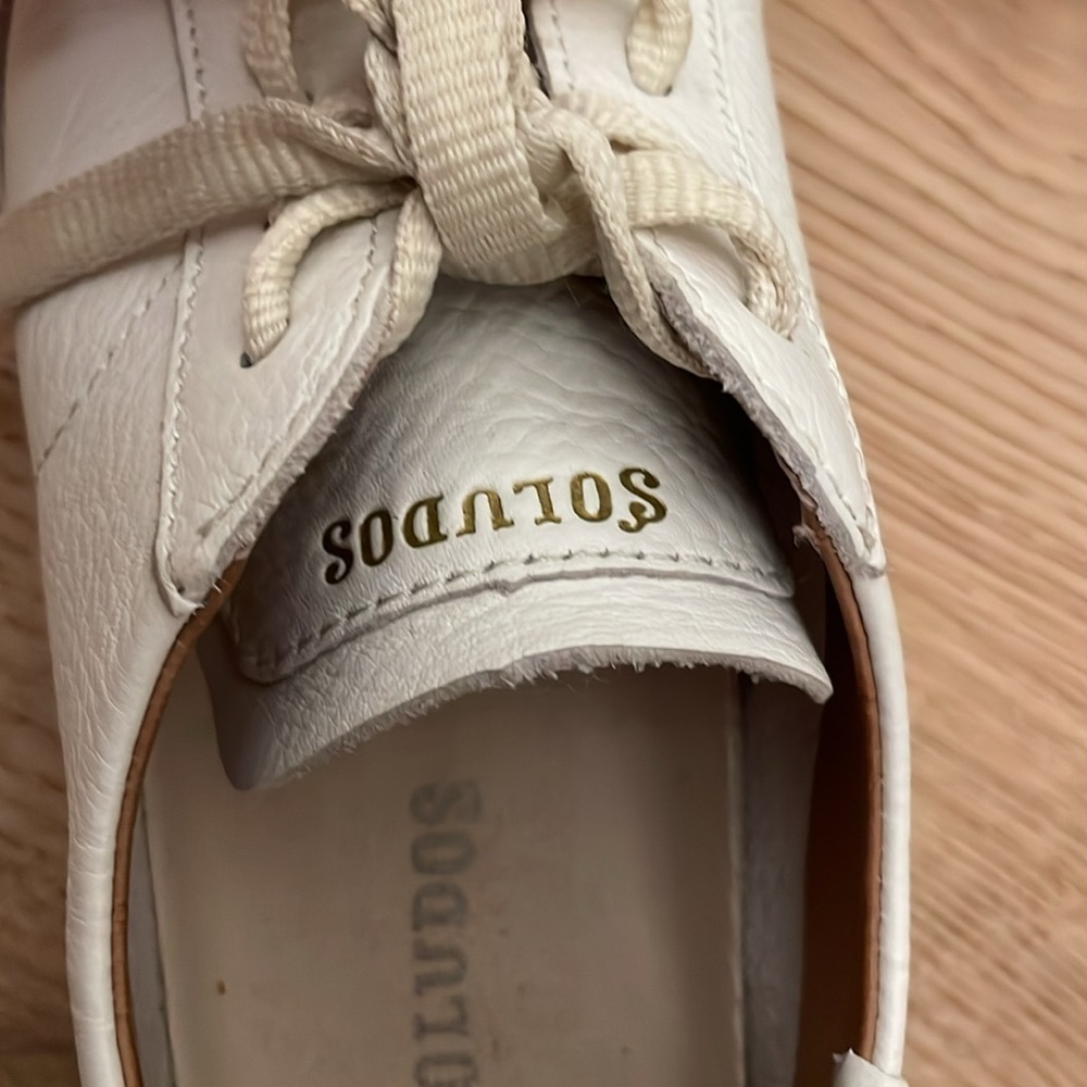 Soludos Ibiza platform sneaker white leather
shoe womens size 6 EUC - Picture 4 of 5
